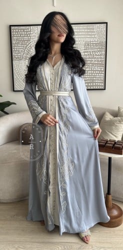 قفطان مغربي مطرز فخم