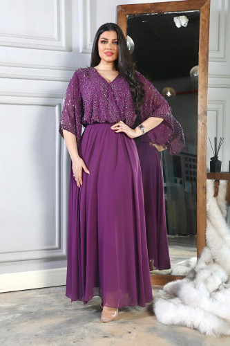 فستان سهره ملكي بتطريز