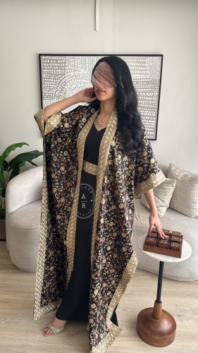 جلابية راقية قطعتين بلونين