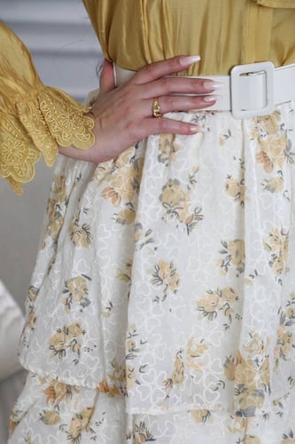 طقم تنوره مشجر بطبقات