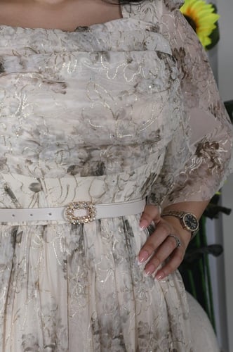 فستان مشجر ستايل مختلف