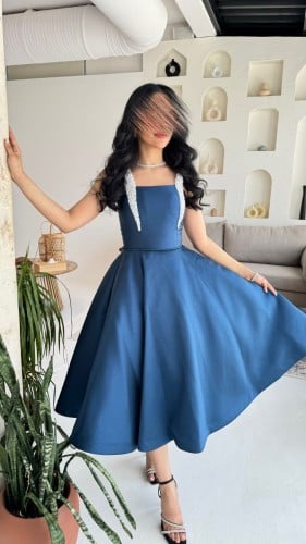 فستان لول راقي دبل كلوش