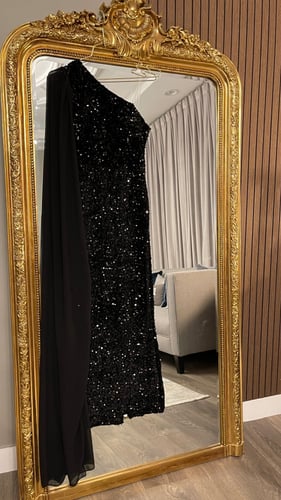 فستان ماسك ترتر مع شيفون