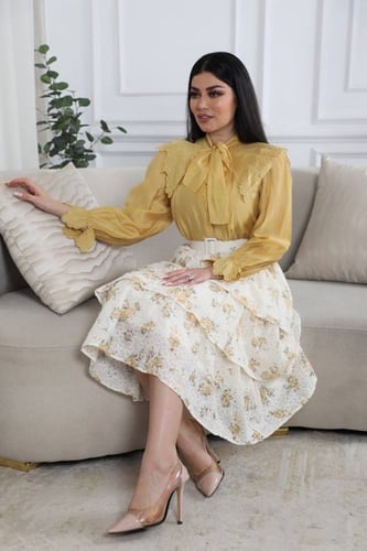 طقم تنوره مشجر بطبقات