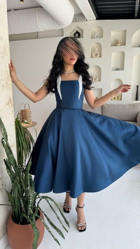 فستان لول راقي دبل كلوش