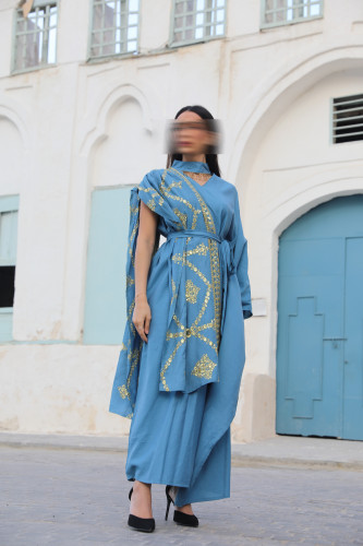 جلابيه بتطريز ملكي