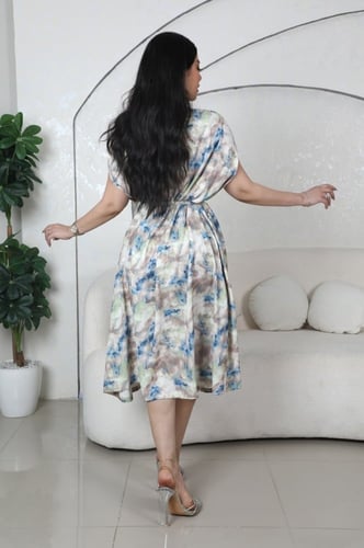 فستان قطعتين مشجر