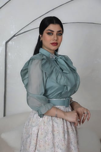 طقم تنوره وبلوزه بستايل مختلف