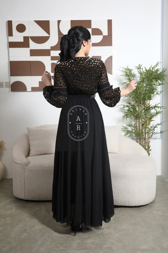 فستان ساتر راقي بتشجيره نمري