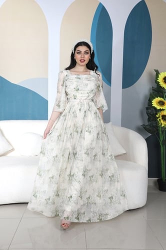 فستان مشجر ستايل مختلف