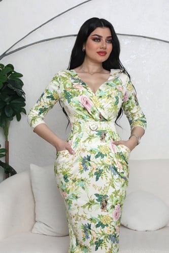 فستان ماسك مشجر