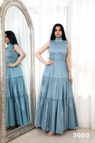 فستان راقي بخامة شانطون