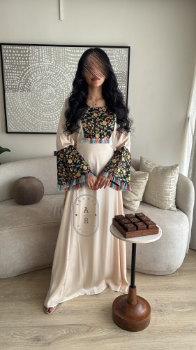 جلابيه رمضانية راقيه بحبل جانبي