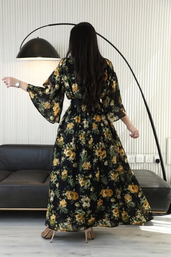 فستان مقاسات كبيره مشجر