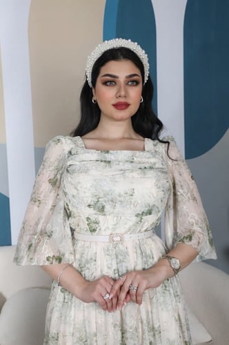 فستان مشجر ستايل مختلف