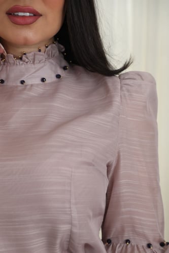 طقم مميز للعيد بنفسجي