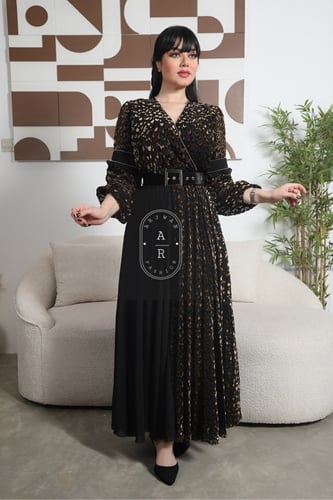 فستان ساتر راقي بتشجيره نمري