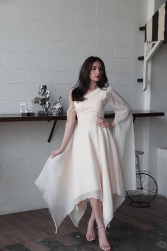 فستان اورقنزا مع لول