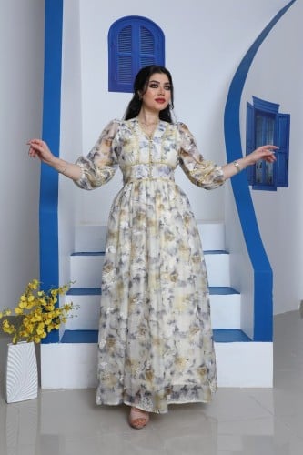 فستان مشجر راقي للعيد