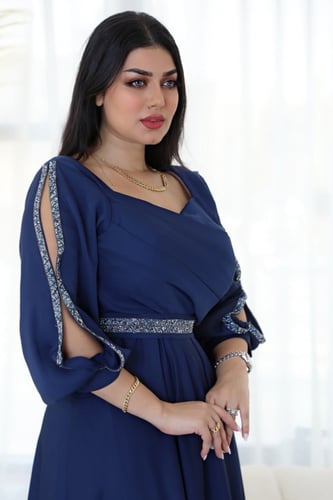 فستان شيفون ناعم