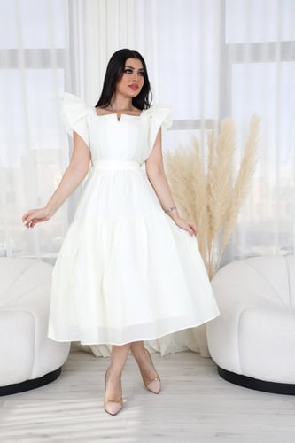 فستان ميد ناعم وانيق