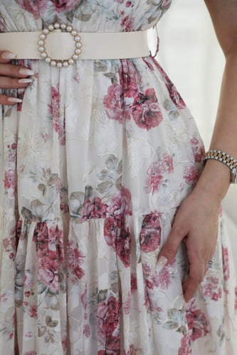 فستان مشجر ناعم