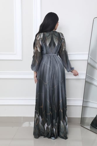 فستان سهره برنت راقي مع فصوص