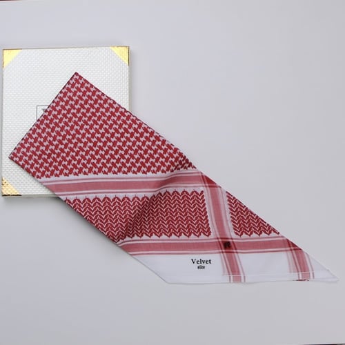 شماغ فيلفيت ايليت كلاسيك 24 احمر دم الغزال