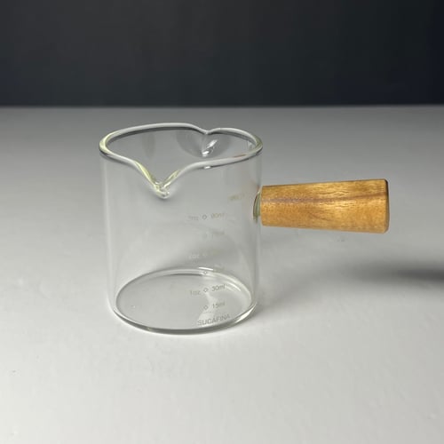 كأس بـ مقبض خشبي 120 مل