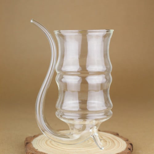 كأس زجاجي بأنبوب 300 مل