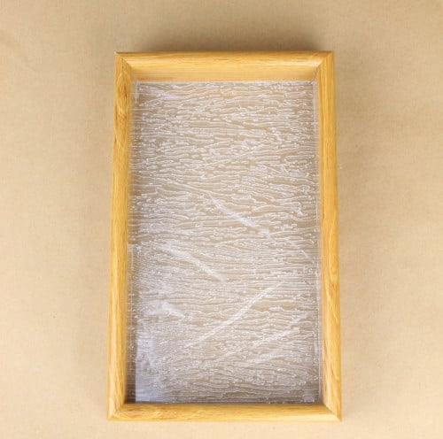 صينية قهوة بقاعدة إكريلك 25*15 cm