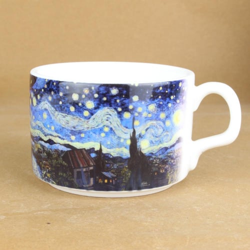 كوب فان جوخ مع صحن 170 مل