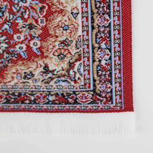 كوستر سجاد احمر 10*17 cm