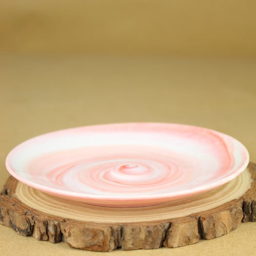 كوب قهوة تركية مع صحن لون وردي 80 مل