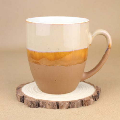 كوب قهوة بني مزخرف 500 مل