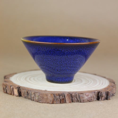 كوب قهوة سراميك ازرق 100 مل