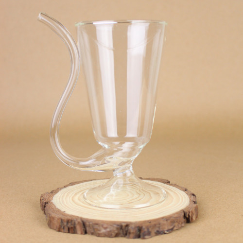 كوب عصير بمصاص زجاجي 260 مل