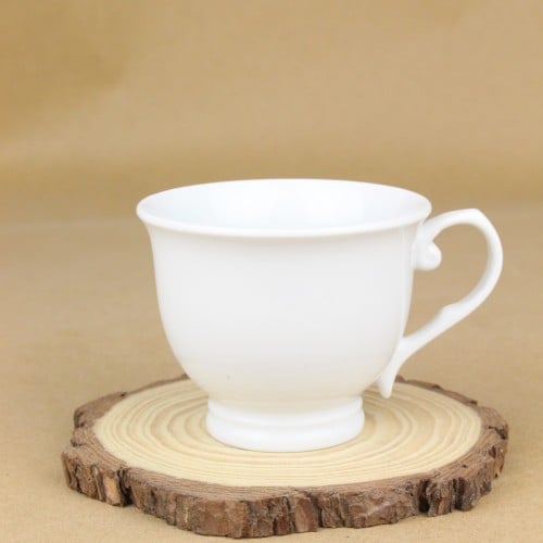 كوب قهوة سراميك ابيض 160 مل