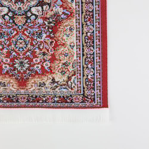 كوستر سجاد احمر 10*17 cm