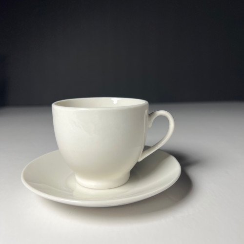 كوب قهوة تركية مع صحن 80 مل