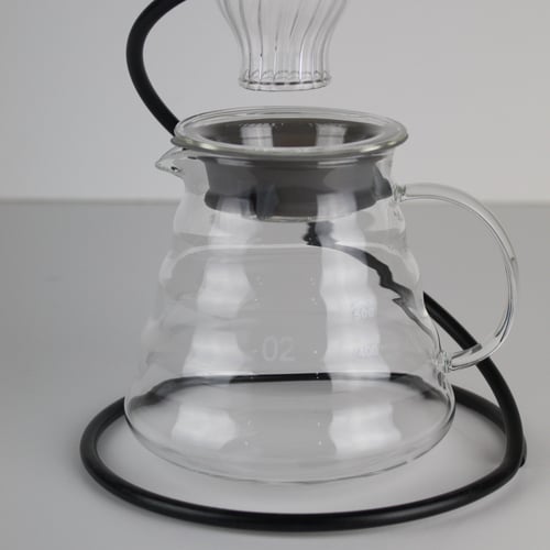 حامل قمع تقطير V60 + سيرفر + قمع +فلاتر 40 حبة هدي...