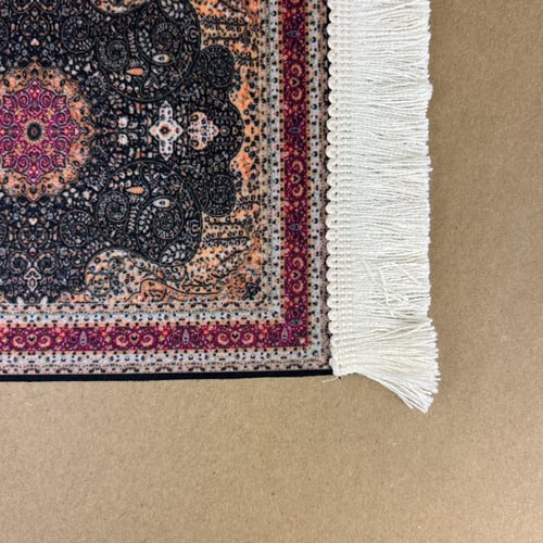 كوستر سجادة قهوة مزخرف 17*25 cm