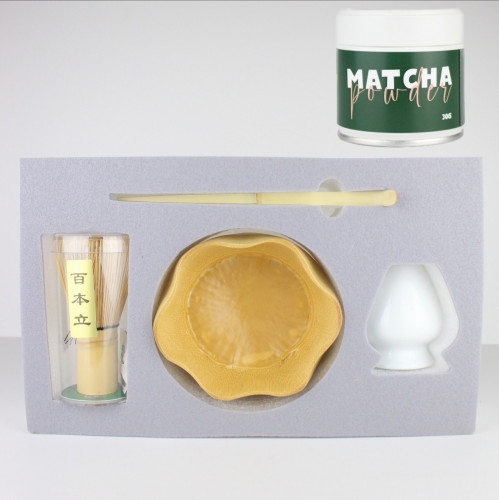 بكج ماتشا + ماتشا بوردة 30 جم