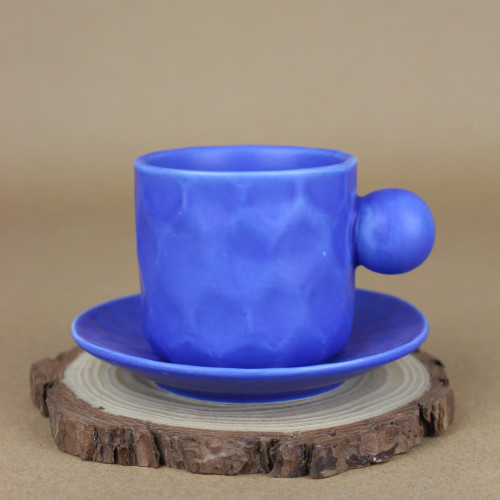 كوب قهوة ازرق 90 مل