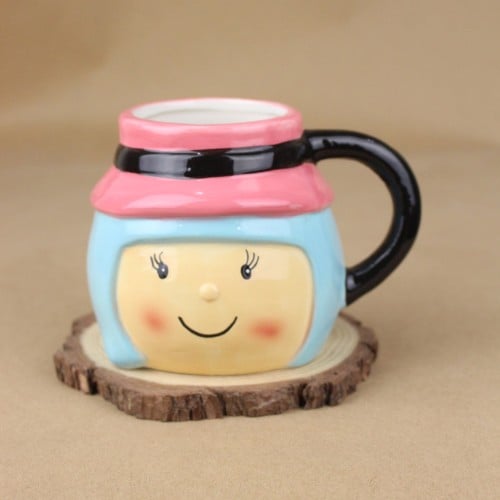 كوب البنت الوردية 440 مل