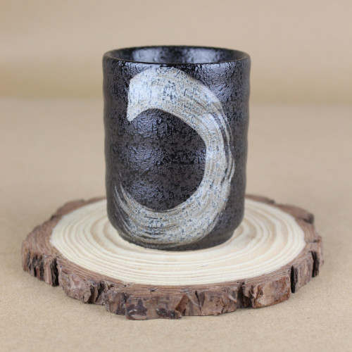 كوب قهوة سيراميك اسود 130 مل