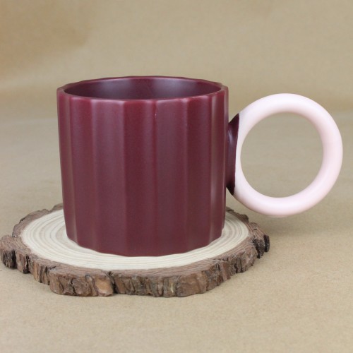 كوب قهوة عنابي 260 مل