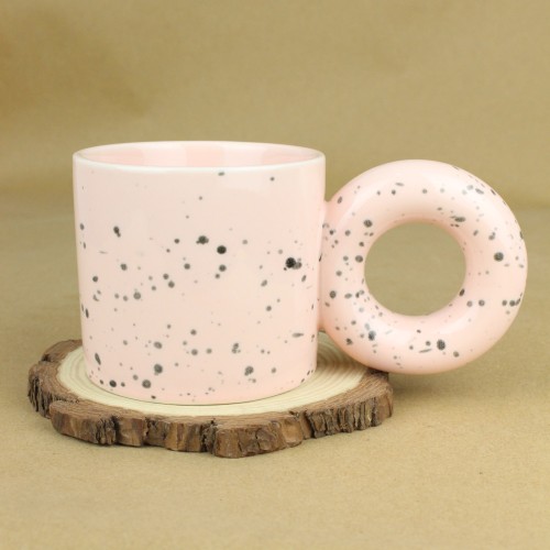 كوب قهوة وردي 300 مل