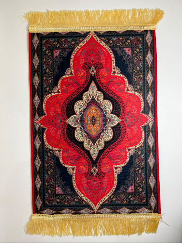 كوستر أحمر بطول 60 سم وعرض 40 سم