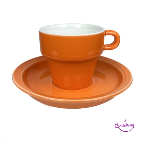 كوب اسبرسو مع صحن 100 مل